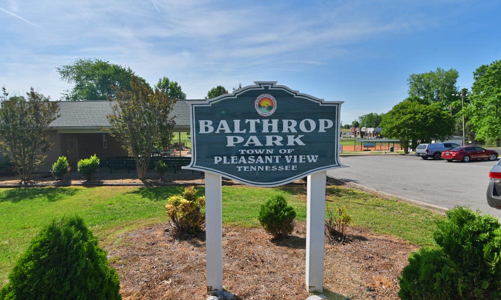 Balthrop Park Entrance Sign